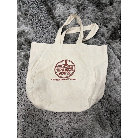 Trader Joe's Canvas Reusable Tote Bag - Picture 7 of 9